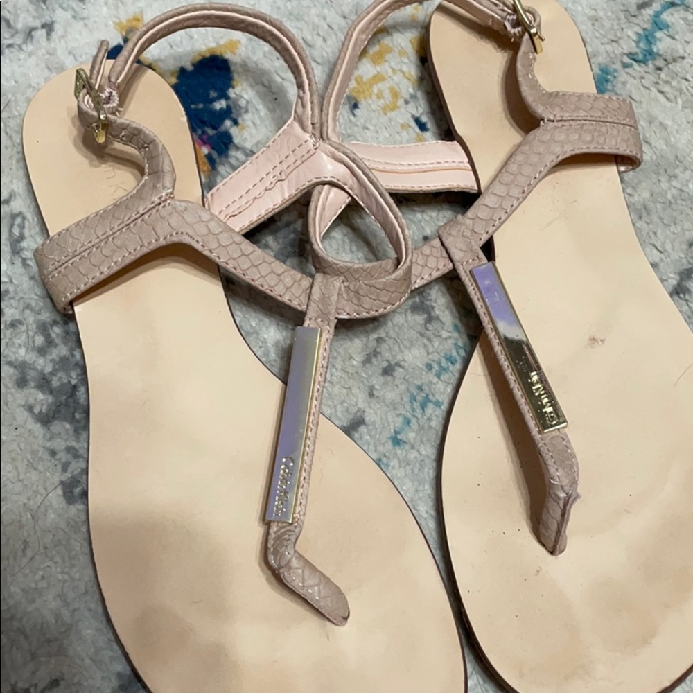 Pale Pink Calvin Klein Sandals